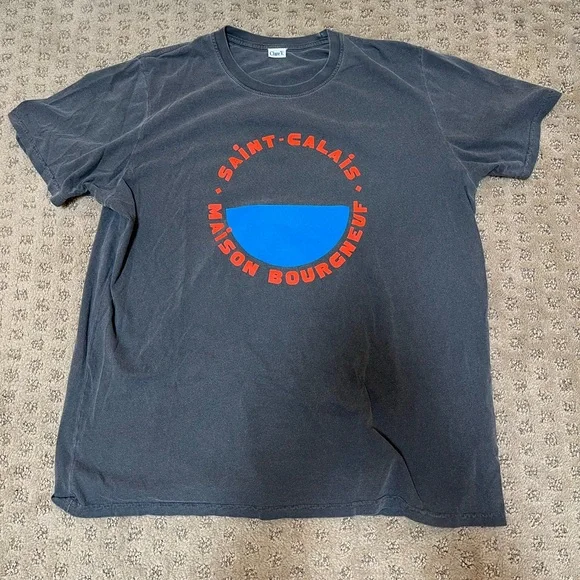 Clare V Original Tee - Maison Bourgneuf/Faded Black Size M - Picture 1 of 6